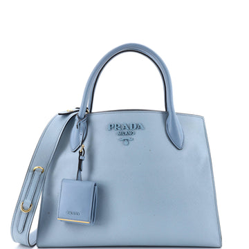 Prada Monochrome Tote Saffiano With City