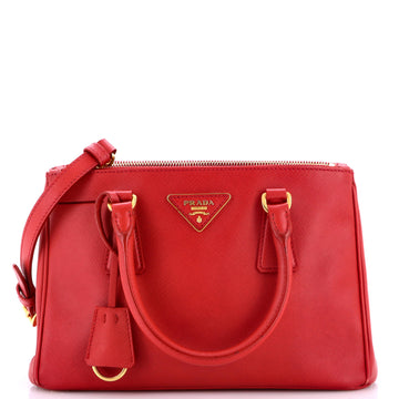 Prada Double Zip Lux Tote Saffiano