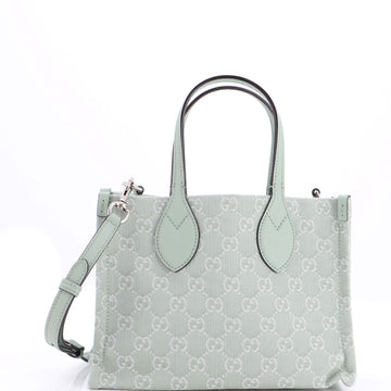 Gucci Ophidia Shopper Tote Gg Denim