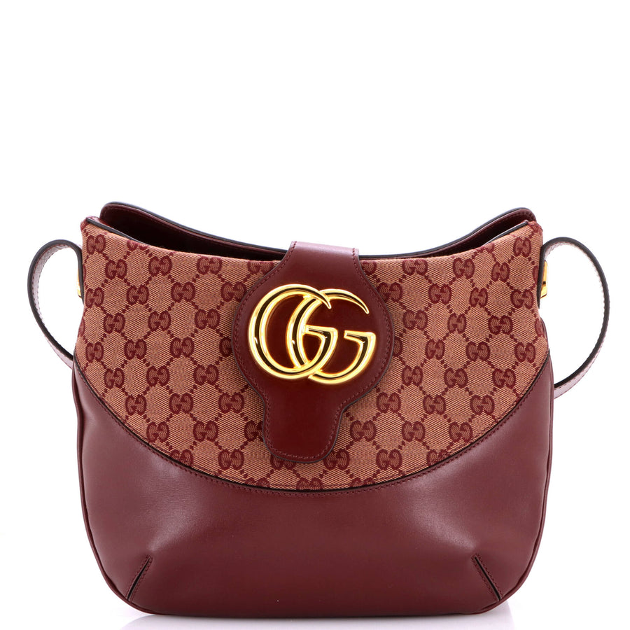 Gucci Arli Crossbody Bag Leather And Gg