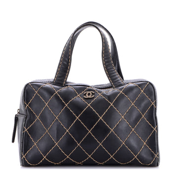 Chanel Surpique Boston Bag Quilted