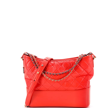 Chanel Gabrielle Hobo Quilted Aged
