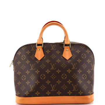 Louis Vuitton Alma Handbag Canvas Pm