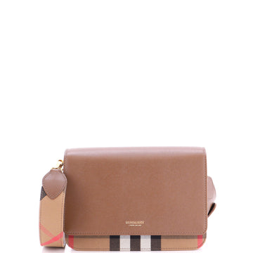Burberry Mackford Shoulder Bag Leather