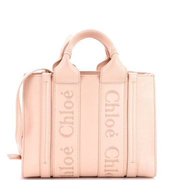 Chloe Woody Convertible Tote Leather