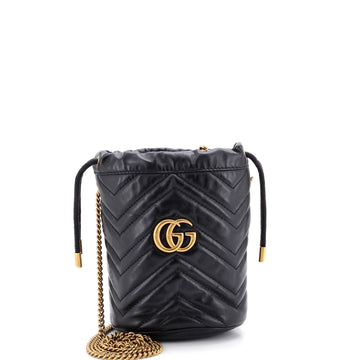 Gucci Gg Marmont Bucket Bag Matelasse