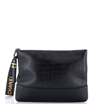 Chanel Gabrielle O Case Clutch Crocodile