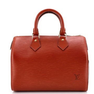 Louis Vuitton Speedy Handbag Epi Leather