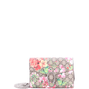 Gucci Dionysus Chain Wallet Blooms Print