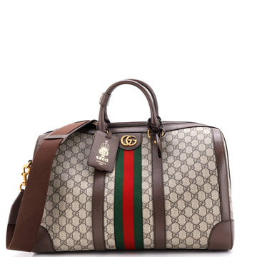 Gucci Savoy Web Convertible Duffle Bag