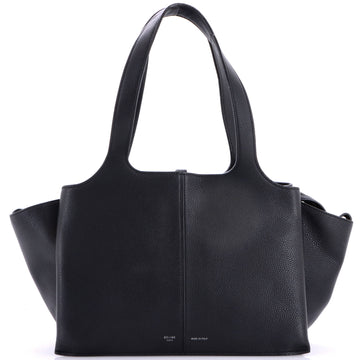 Celine Tri-Fold Shoulder Bag Grained