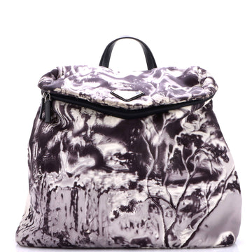Prada Signaux Backpack Printed Nylon
