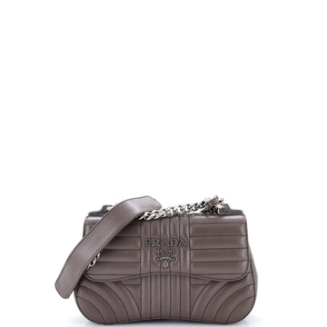 Prada Curved Flap Chain Shoulder Bag