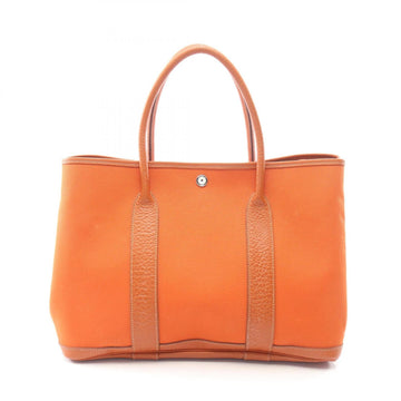 Hermes Garden Party Tote Toile And