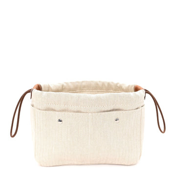 Hermes Canvas Barenia Fourbi 20 Pm Pouch