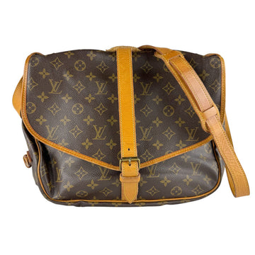 Louis Vuitton Saumur Handbag Canvas 35