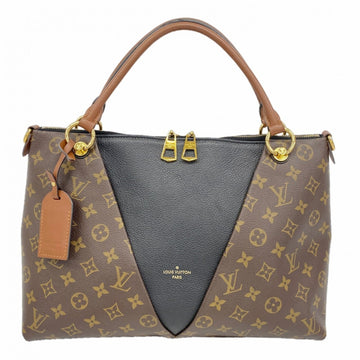 Louis Vuitton V Tote Canvas And Leather