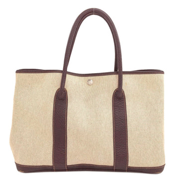 Hermes Garden Party Tote Toile And