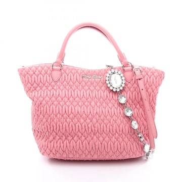 Miu Matelasse Crystal Shoulder