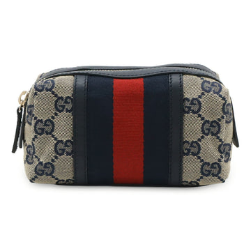 Gucci Vintage Web Boston Bag Gg Canvas
