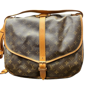 Louis Vuitton Saumur Handbag Canvas 35