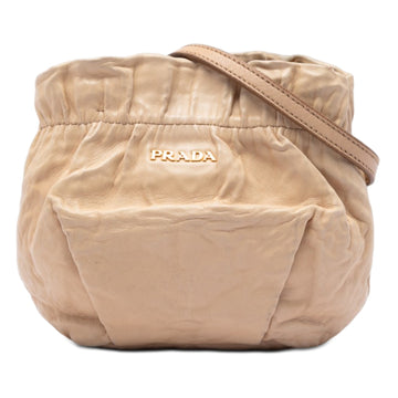 Prada Nappa Leather Antique Bucket Bag