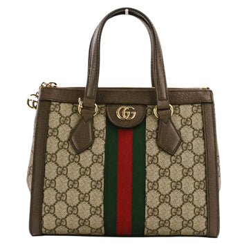 Gucci Ophidia Top Handle Tote Gg Coated