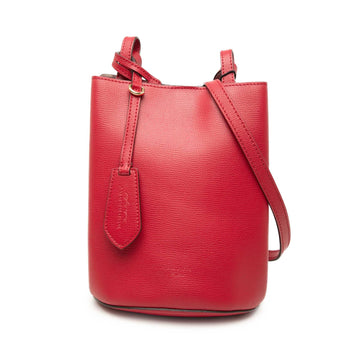 Burberry Grained Calfskin Lorne Bucket