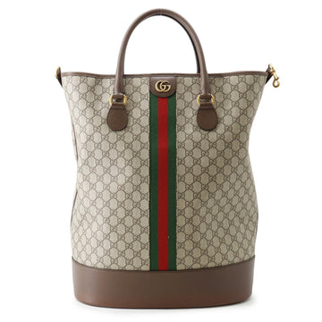 Gucci Savoy Duffle Bag Gg Coated Canvas