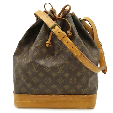 Louis Vuitton Noe Handbag Canvas Large