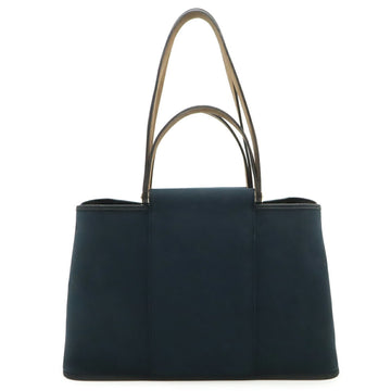 Hermes Cabag Elan Toile And Leather 39
