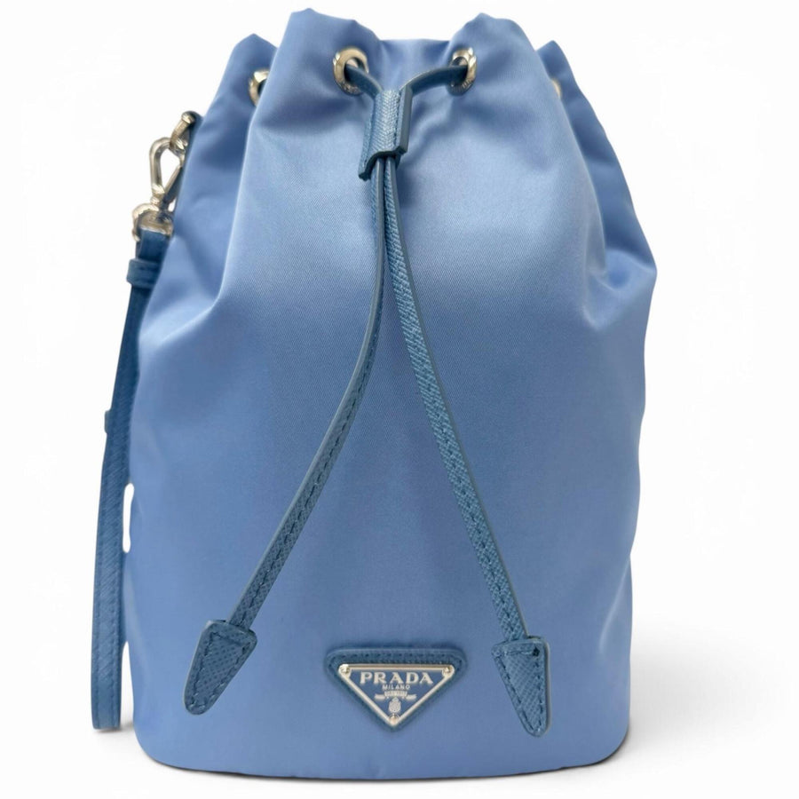 Prada Drawstring Bucket Bag Tessuto