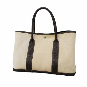 Hermes Garden Party Tote Toile And
