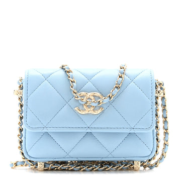 Chanel Lambskin Quilted Chain Around