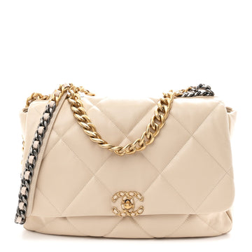 Goatskin Quilted Maxi Chanel 19 Flap