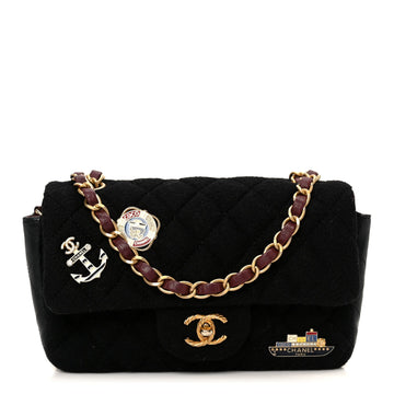 Chanel Felt Quilted Paris-Hamburg Charms