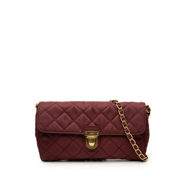Prada Impuntu Tessuto Chain Crossbody