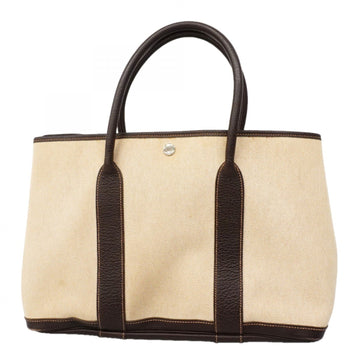 Hermes Garden Party Tote Toile And