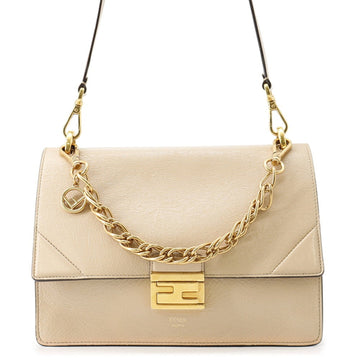 Fendi Kan U Shoulder Bag Leather Medium