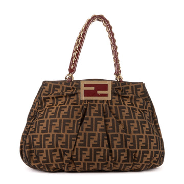 Fendi Mia Tote Zucca Canvas Large