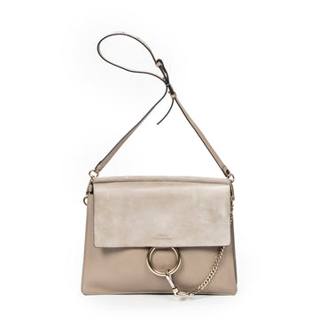 Chloe Faye Shoulder Bag Leather Medium