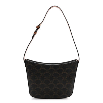 Celine Triomphe Canvas Calfskin Medium