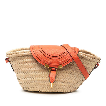 Chloé Mini Raffia Marcie Basket