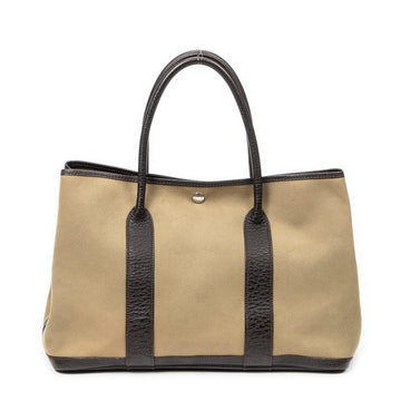 Hermes Garden Party Tote Toile And