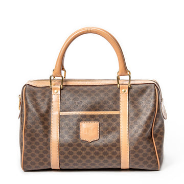 Celine Vintage Duffle Bag Macadam Coated