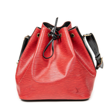 Louis Vuitton Bicolor Petit Noe Handbag