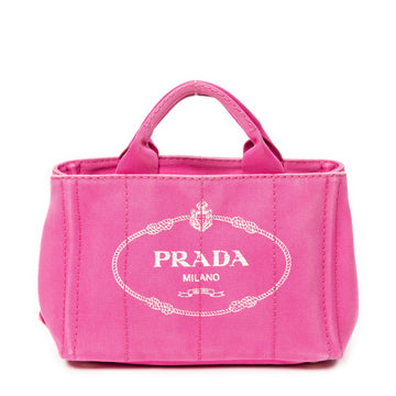 Prada Canapa Convertible Tote Canvas