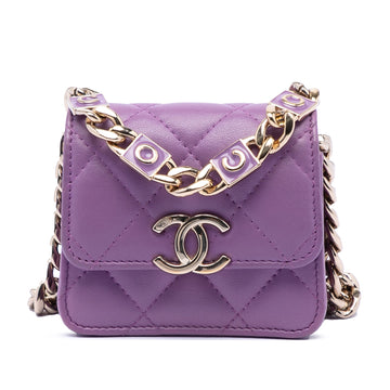 Chanel Coco Enamel Top Handle Flap