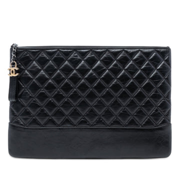 Chanel Gabrielle O Case Clutch Quilted