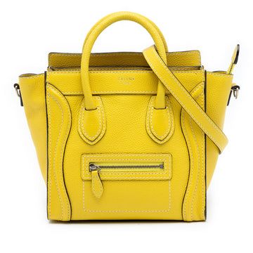 Celine Luggage Bag Grainy Leather Mini